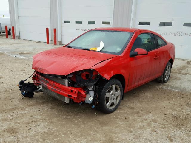 1G1AL18F987286663 - 2008 CHEVROLET COBALT LT RED photo 2