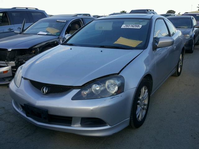 JH4DC54826S002835 - 2006 ACURA RSX SILVER photo 2