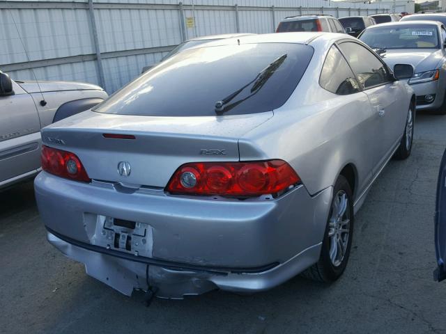 JH4DC54826S002835 - 2006 ACURA RSX SILVER photo 4