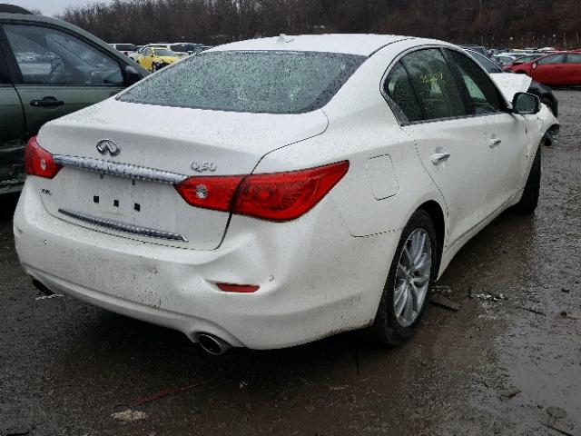 JN1CV7AR4GM250321 - 2016 INFINITI Q50 BASE WHITE photo 4