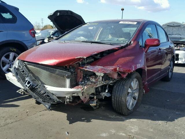 19XFA1F8XAE056093 - 2010 HONDA CIVIC EX Qırmızı foto 2