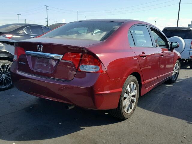 19XFA1F8XAE056093 - 2010 HONDA CIVIC EX Qırmızı foto 4