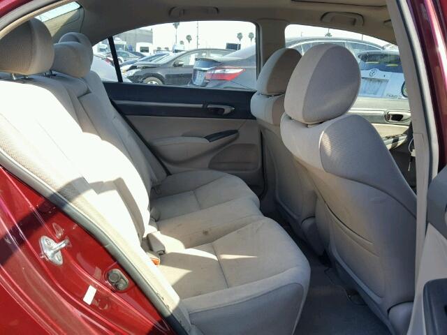 19XFA1F8XAE056093 - 2010 HONDA CIVIC EX Qırmızı foto 6