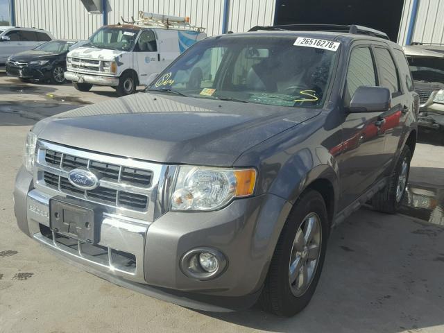 1FMCU04709KB46775 - 2009 FORD ESCAPE LIM GRAY photo 2