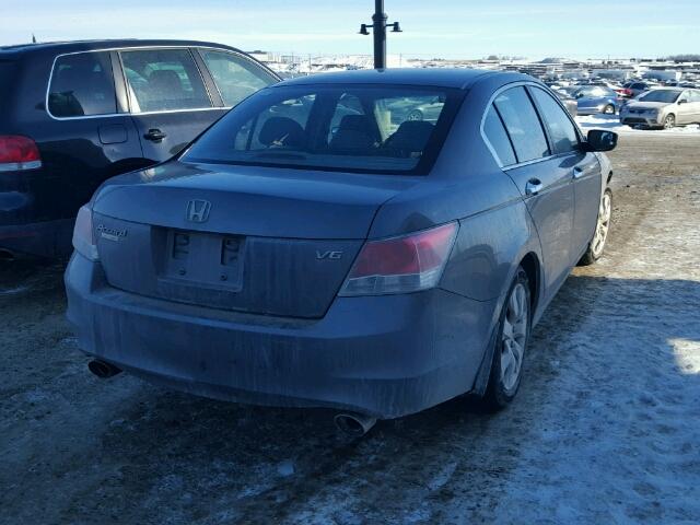 1HGCP36779A801256 - 2009 HONDA ACCORD EX GRAY photo 4