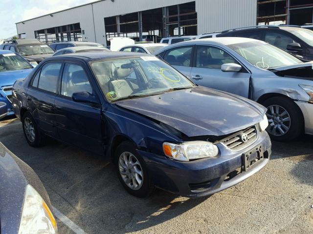 2T1BR12E22C545929 - 2002 TOYOTA COROLLA CE BLUE photo 1