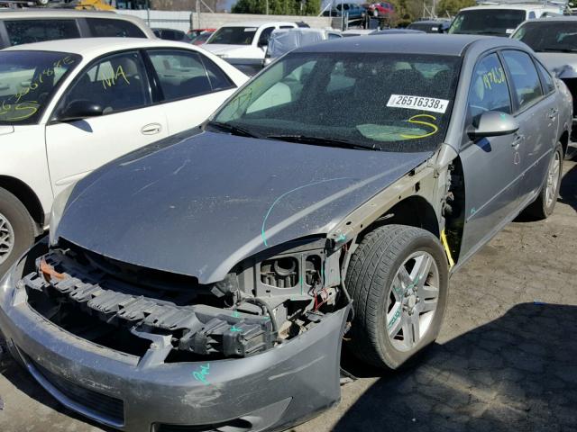 2G1WC583781243195 - 2008 CHEVROLET IMPALA LT GRAY photo 2