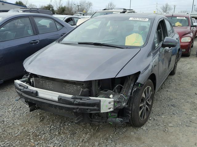 19XFB2F89EE272218 - 2014 HONDA CIVIC EX ნაცრისფერი ფოტო 2