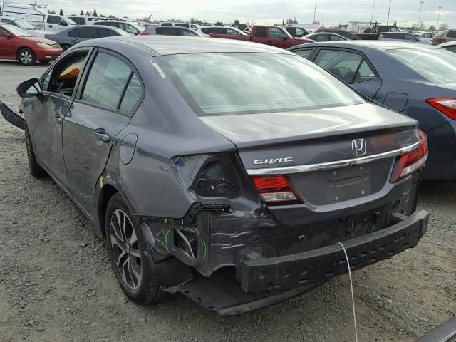 19XFB2F89EE272218 - 2014 HONDA CIVIC EX GRAY photo 3