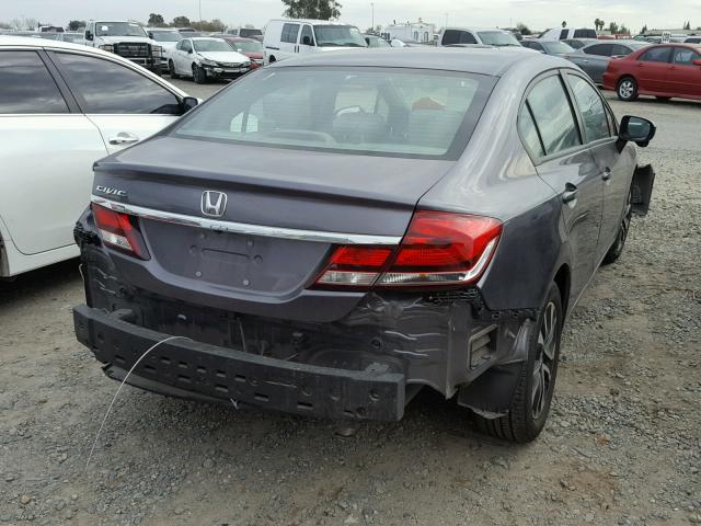 19XFB2F89EE272218 - 2014 HONDA CIVIC EX GRAY photo 4