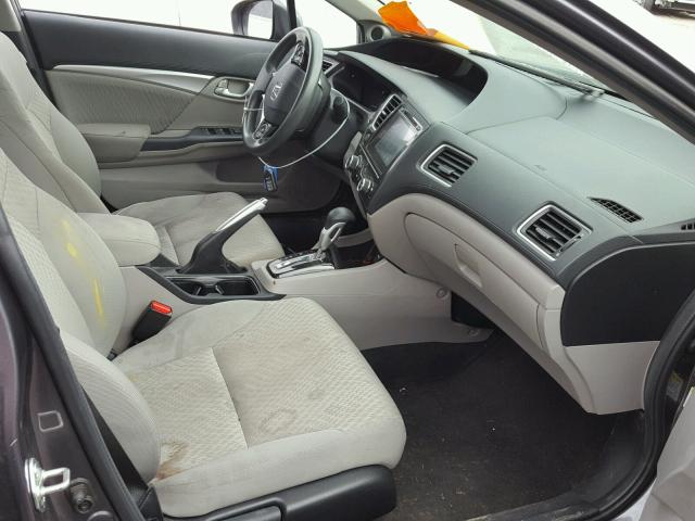 19XFB2F89EE272218 - 2014 HONDA CIVIC EX ნაცრისფერი ფოტო 5