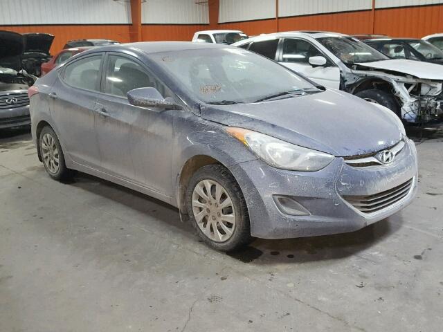 5NPDH4AE2BH017528 - 2011 HYUNDAI ELANTRA GL BLUE photo 1