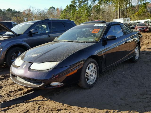 1G8ZY12751Z101882 - 2001 SATURN SC2 BLACK photo 2