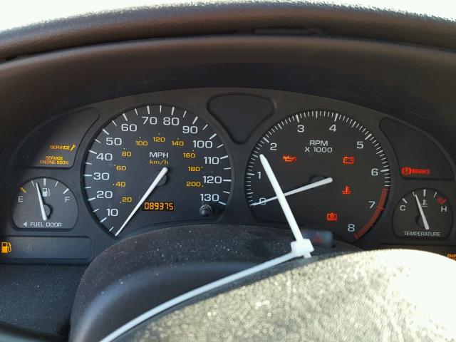 1G8ZY12751Z101882 - 2001 SATURN SC2 BLACK photo 8