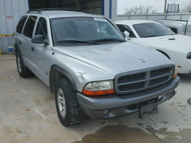 1B4HR38N52F116866 - 2002 DODGE DURANGO SP SILVER photo 1