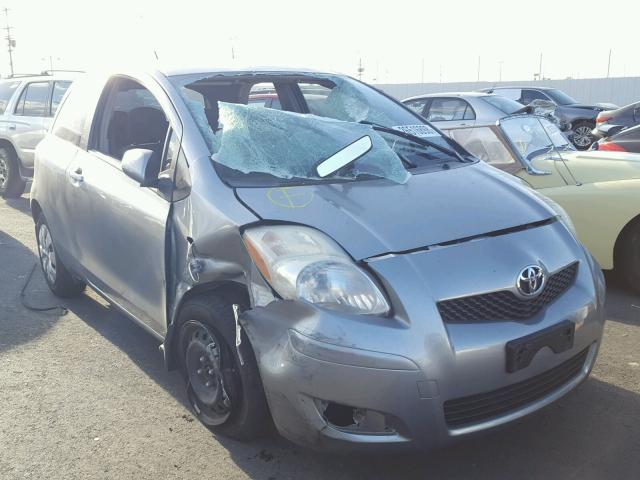 JTDJT903795243685 - 2009 TOYOTA YARIS GRAY photo 1