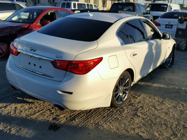 JN1EV7AP2HM739843 - 2017 INFINITI Q50 PREMIU WHITE photo 4