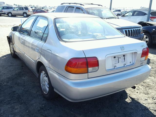 2HGEJ8648TH502381 - 1996 HONDA CIVIC EX ვერცხლისფერი ფოტო 3