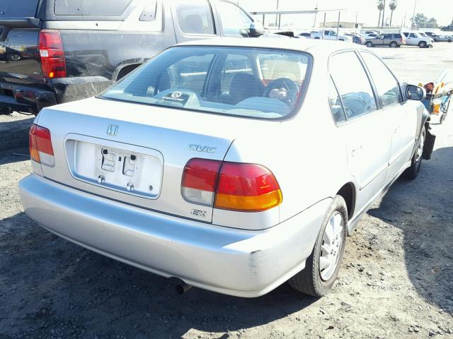 2HGEJ8648TH502381 - 1996 HONDA CIVIC EX ვერცხლისფერი ფოტო 4