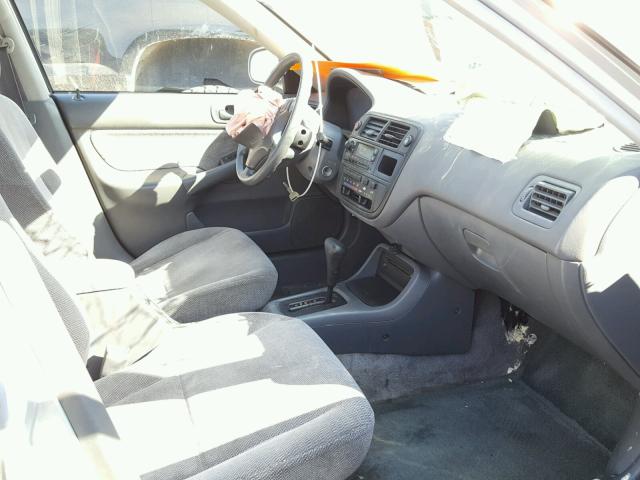 2HGEJ8648TH502381 - 1996 HONDA CIVIC EX ვერცხლისფერი ფოტო 5