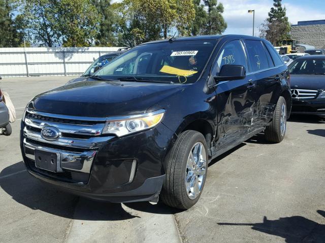 2FMDK3KC0BBA36546 - 2011 FORD EDGE LIMIT BLACK photo 2