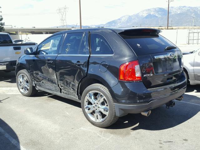 2FMDK3KC0BBA36546 - 2011 FORD EDGE LIMIT BLACK photo 3