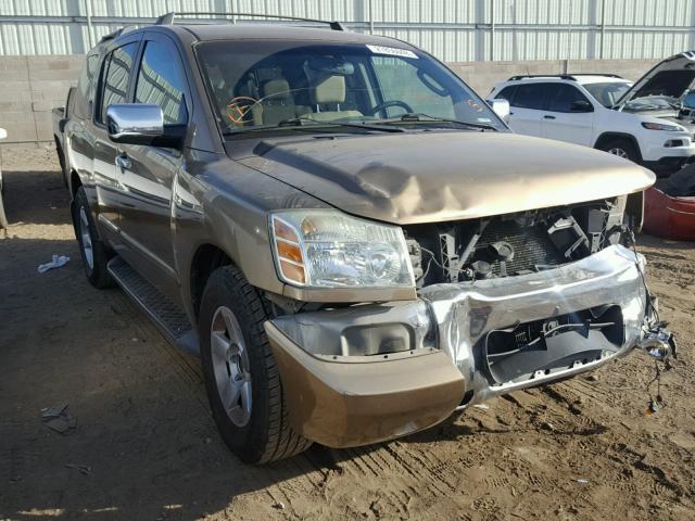 5N1AA08A74N713562 - 2004 NISSAN ARMADA SE GOLD photo 1