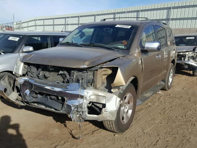 5N1AA08A74N713562 - 2004 NISSAN ARMADA SE GOLD photo 2