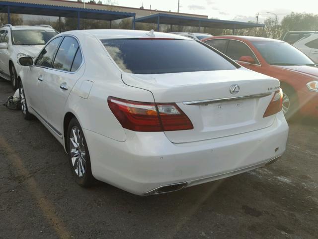 JTHBL5EF3B5104691 - 2011 LEXUS LS 460 WHITE photo 3