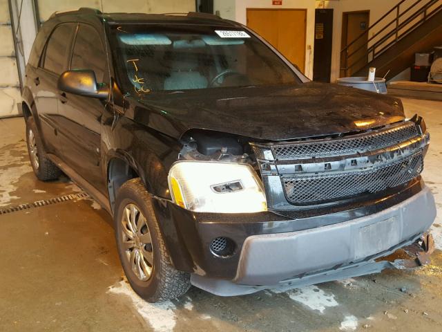 2CNDL23F966040870 - 2006 CHEVROLET EQUINOX LS BLACK photo 1