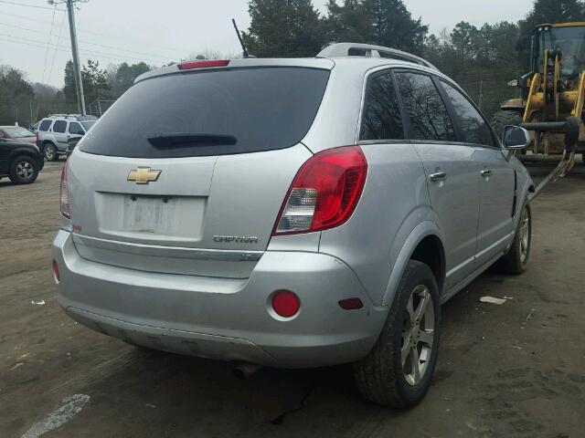 3GNAL3EK3DS639423 - 2013 CHEVROLET CAPTIVA LT SILVER photo 4