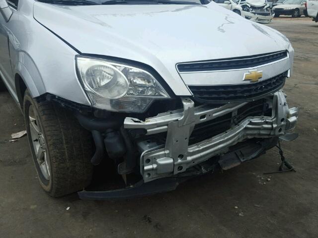 3GNAL3EK3DS639423 - 2013 CHEVROLET CAPTIVA LT SILVER photo 9