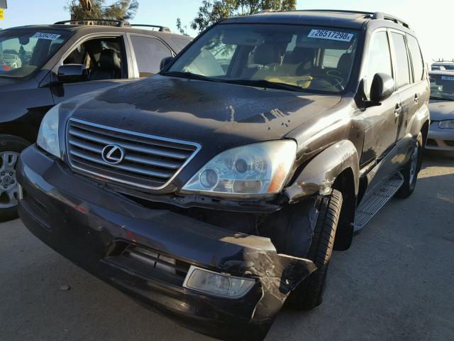 JTJBT20X770132527 - 2007 LEXUS GX 470 BLACK photo 2