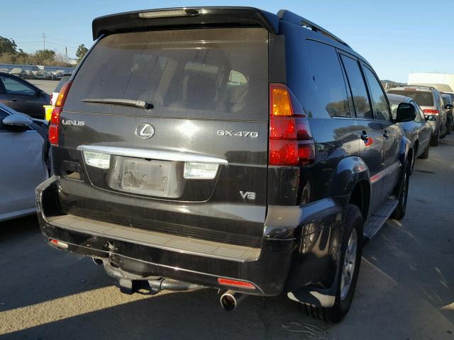 JTJBT20X770132527 - 2007 LEXUS GX 470 BLACK photo 4