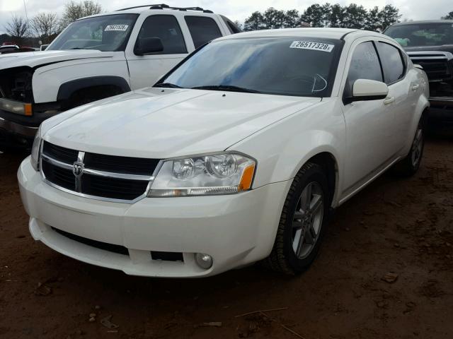 1B3CC5FB3AN235055 - 2010 DODGE AVENGER R/ WHITE photo 2