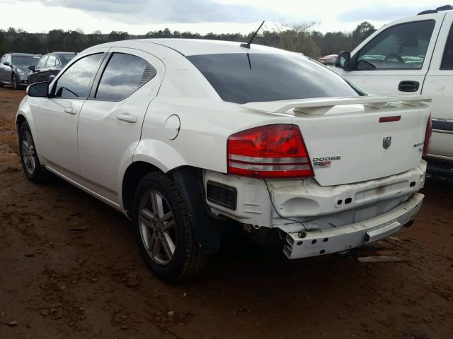 1B3CC5FB3AN235055 - 2010 DODGE AVENGER R/ WHITE photo 3