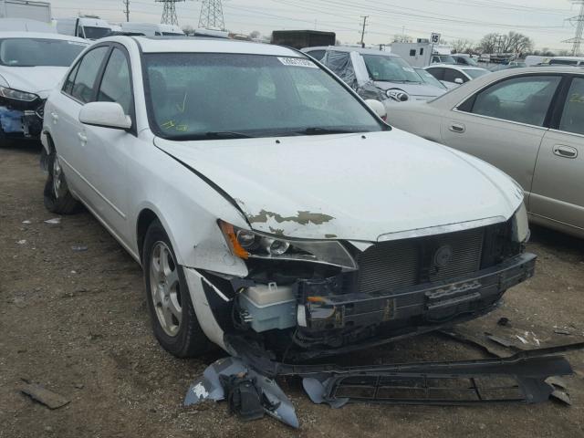 5NPEU46F86H142122 - 2006 HYUNDAI SONATA GLS WHITE photo 1