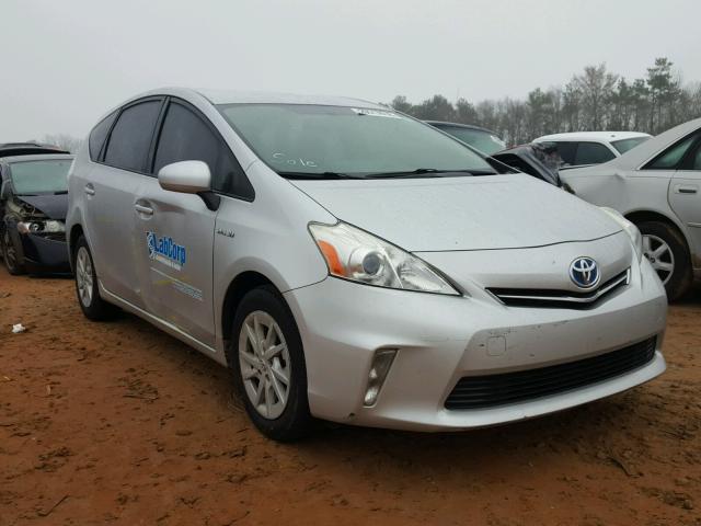 JTDZN3EU6C3162742 - 2012 TOYOTA PRIUS V SILVER photo 1