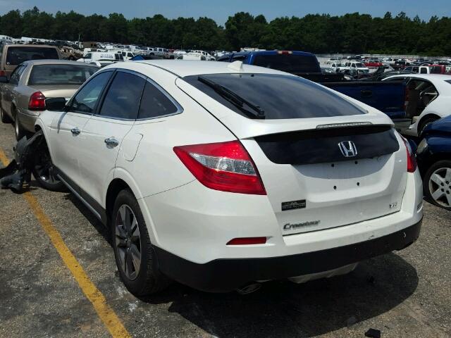 5J6TF1H52EL001751 - 2014 HONDA CROSSTOUR WHITE photo 3