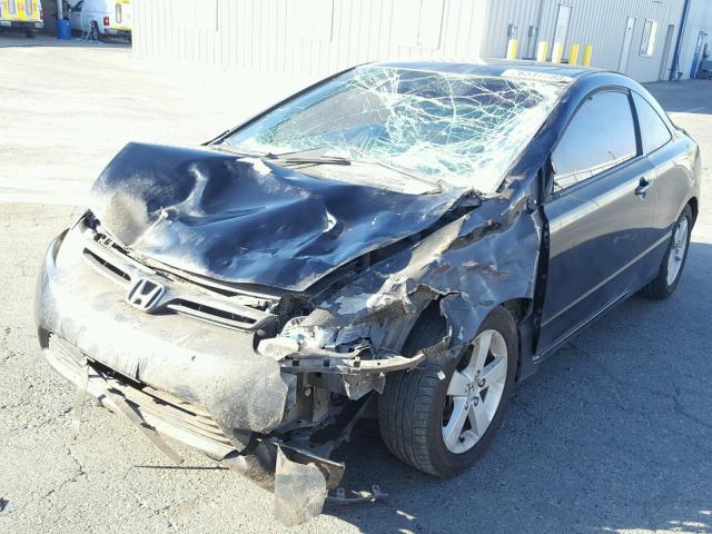 2HGFG11858H546222 - 2008 HONDA CIVIC EX შავი ფოტო 2