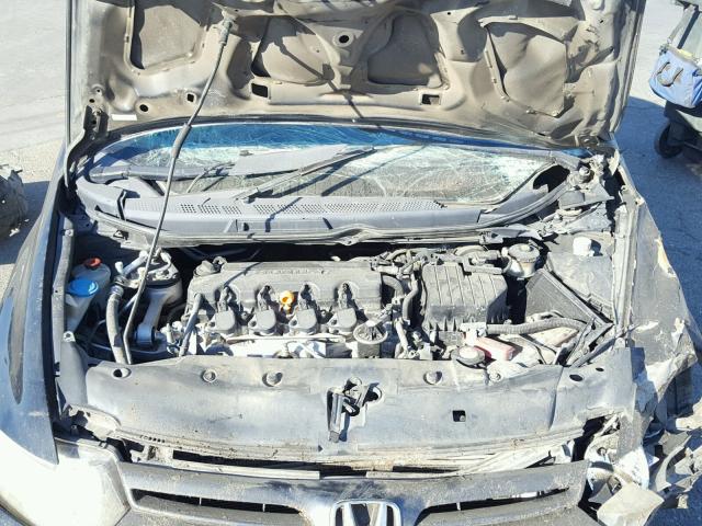 2HGFG11858H546222 - 2008 HONDA CIVIC EX შავი ფოტო 7