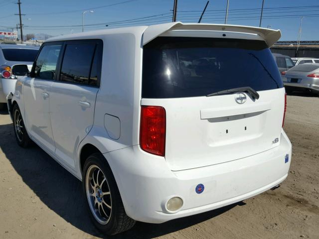 JTLZE4FE9A1107339 - 2010 TOYOTA SCION XB WHITE photo 3