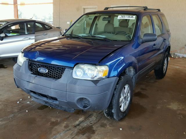 1FMYU02Z47KA29269 - 2007 FORD ESCAPE XLS BLUE photo 2