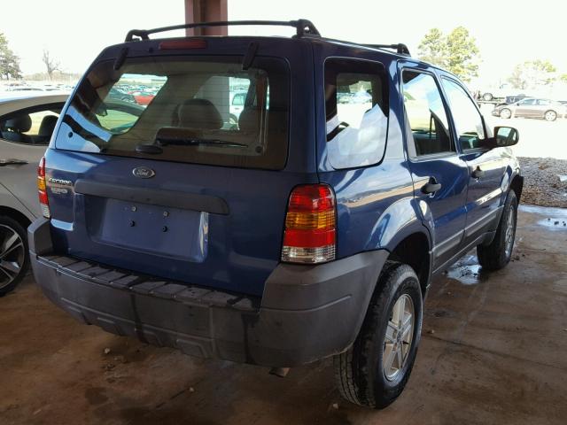 1FMYU02Z47KA29269 - 2007 FORD ESCAPE XLS BLUE photo 4