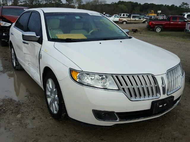 3LNHL2GC0AR646979 - 2010 LINCOLN MKZ WHITE photo 1