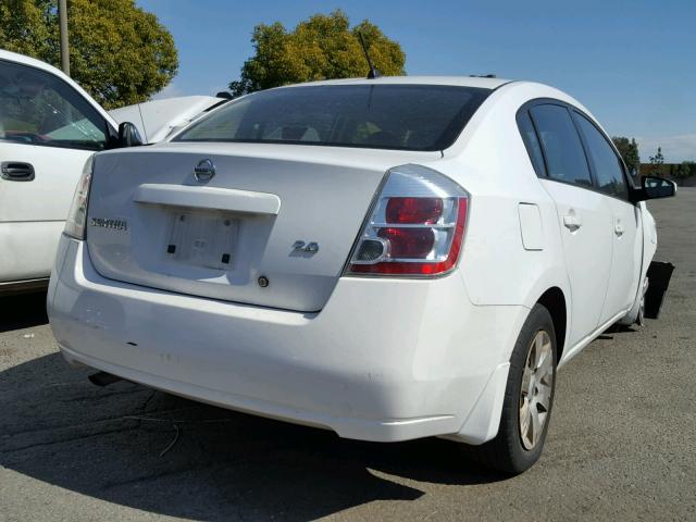 3N1AB61E57L707820 - 2007 NISSAN SENTRA 2.0 WHITE photo 4