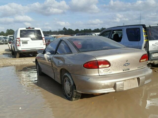 1G1JC1241TM107288 - 1996 CHEVROLET CAVALIER GOLD photo 3