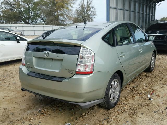 JTDKB20U887779958 - 2008 TOYOTA PRIUS GREEN photo 4