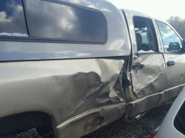 3D7KU28C13G789644 - 2003 DODGE RAM 2500 S TAN photo 9