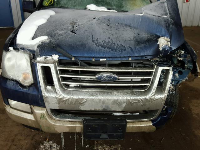 1FMEU74E68UA89131 - 2008 FORD EXPLORER E BLUE photo 7